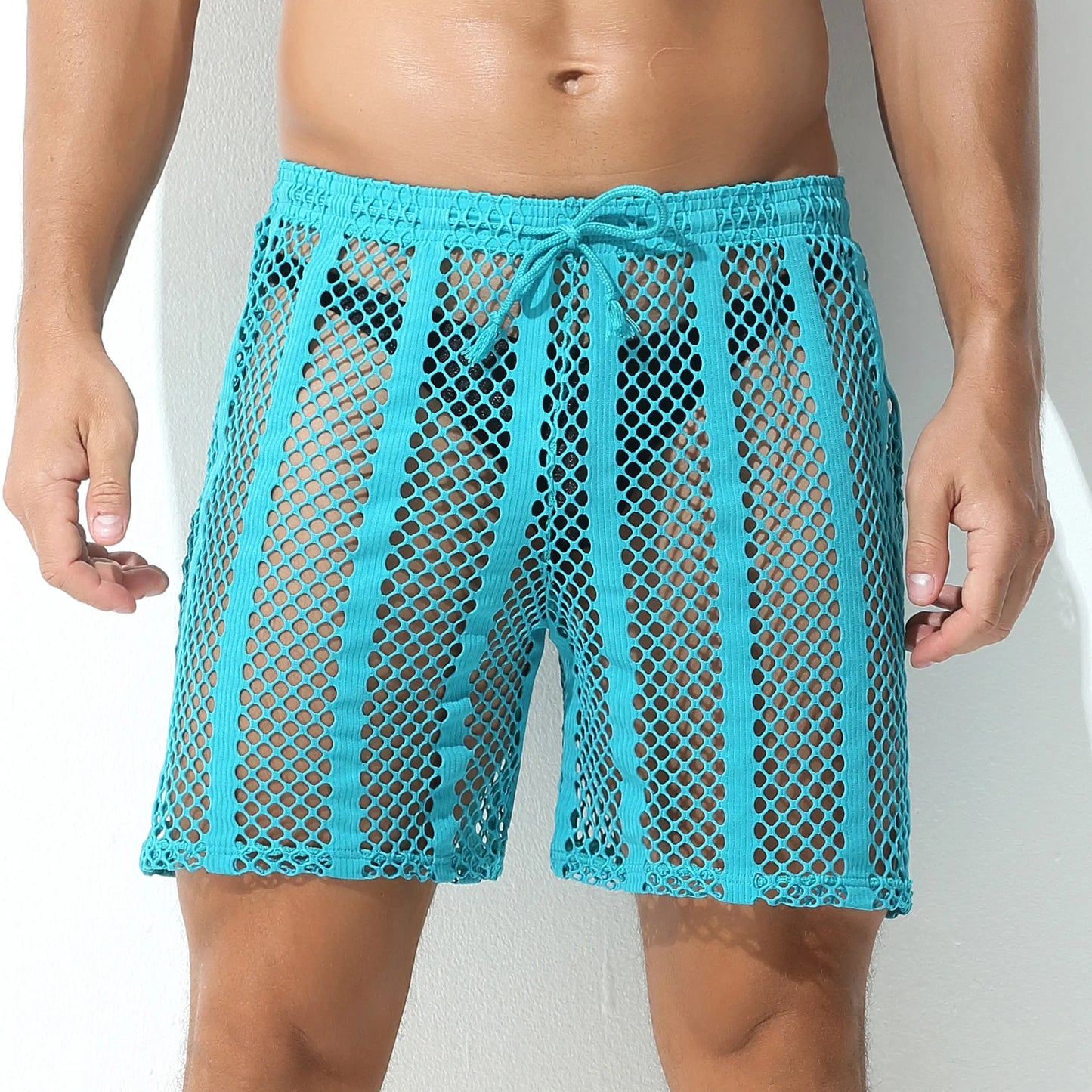 Men Mesh Hollow Boxers
