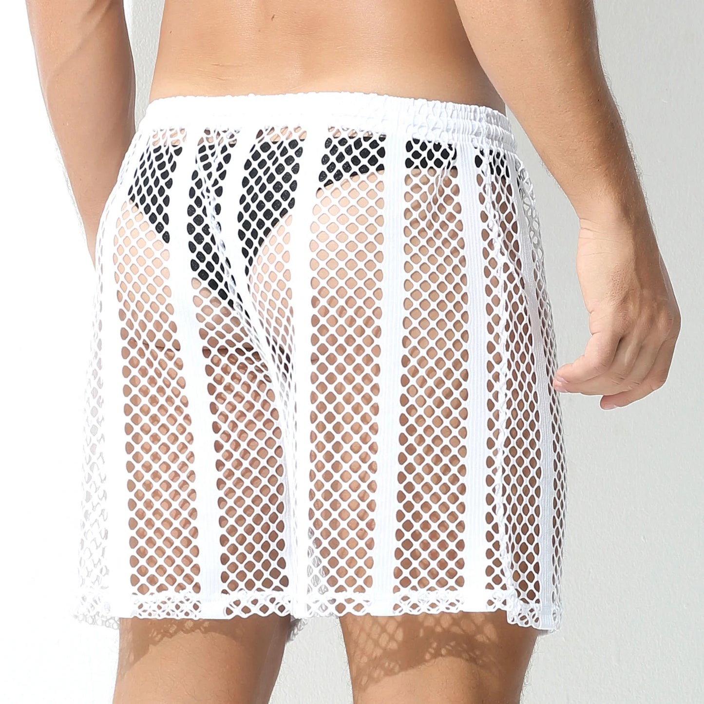 Men Mesh Hollow Boxers