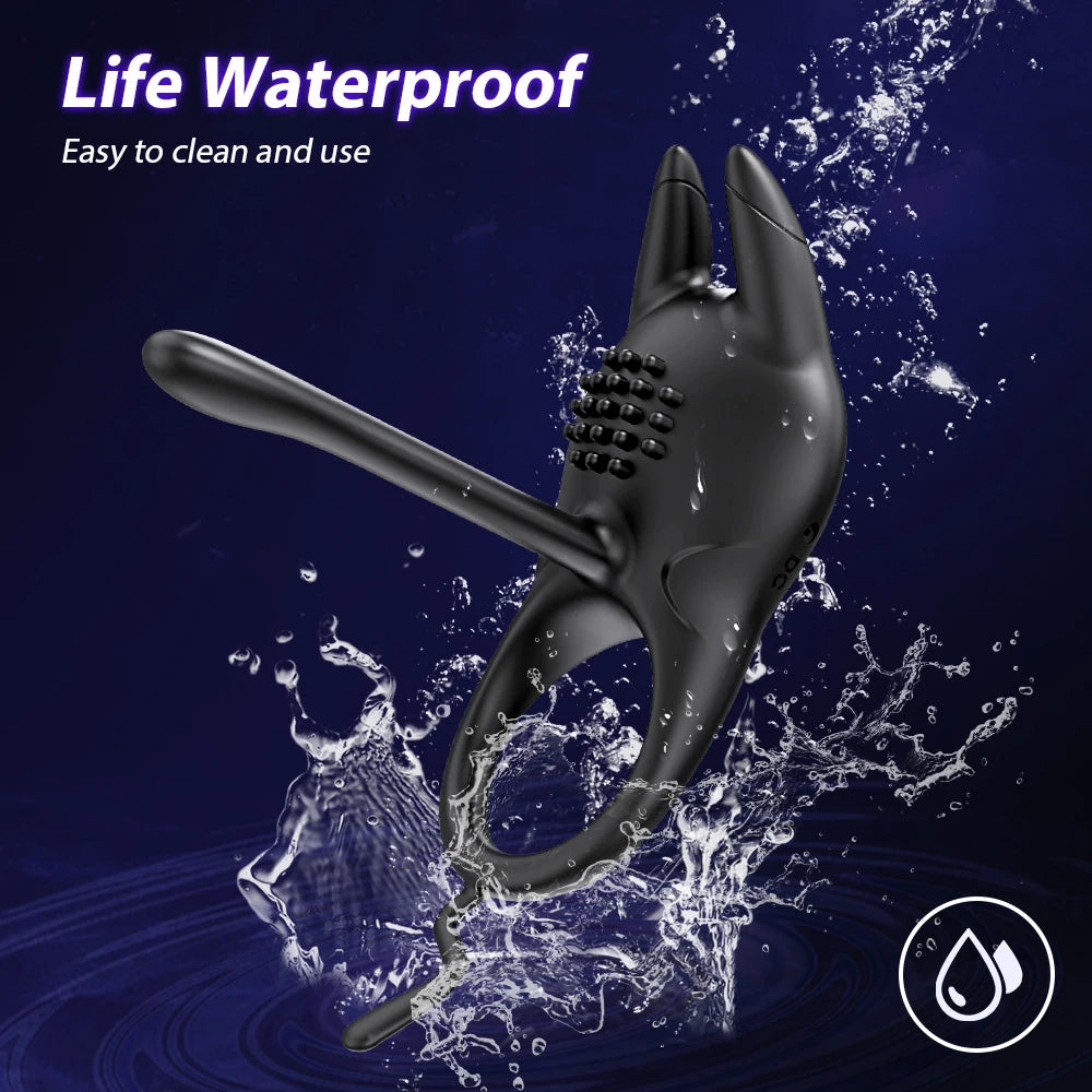 Vibrating Penis Ring for Men