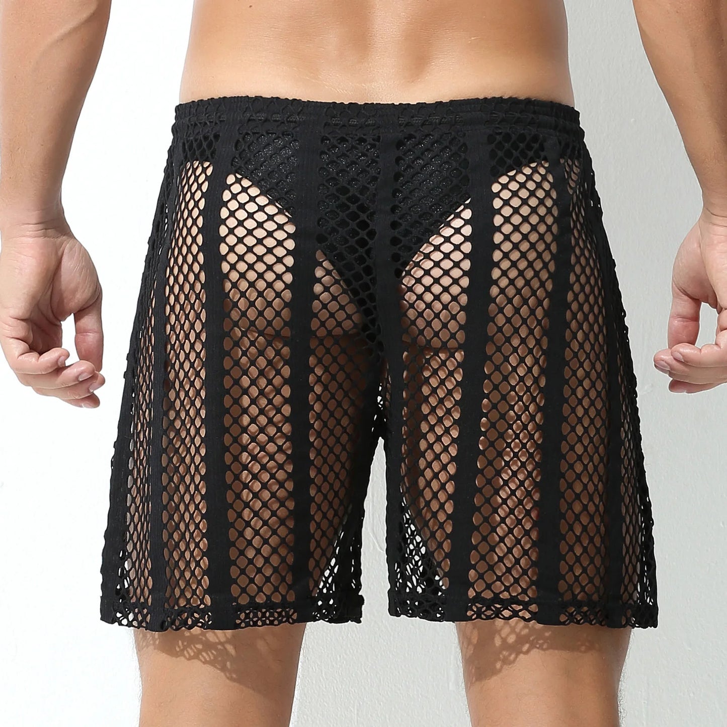 Men Mesh Hollow Boxers